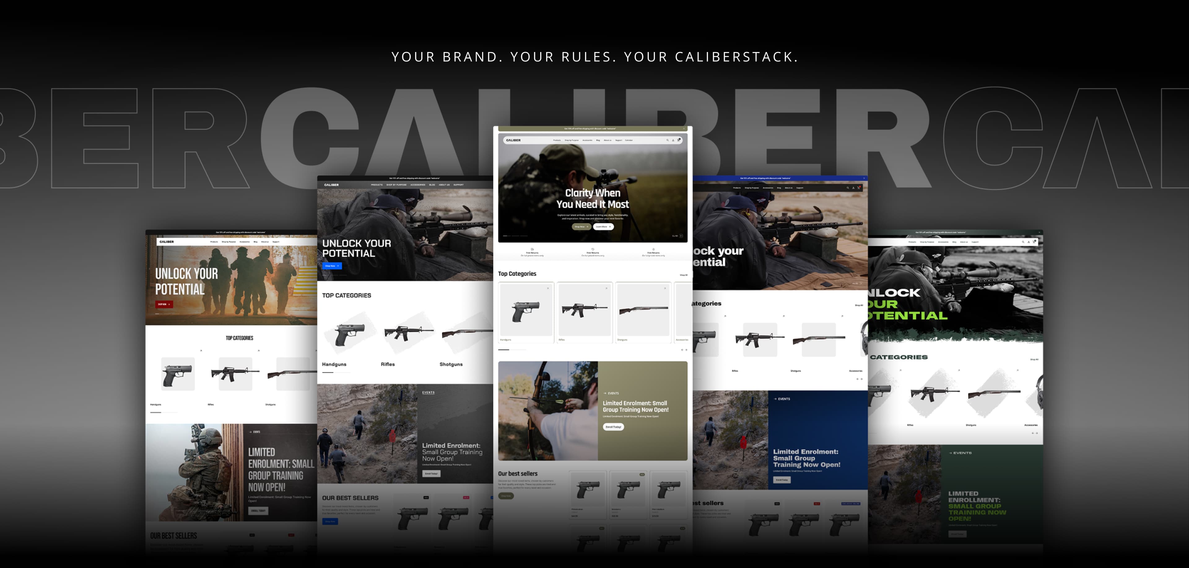 Your Brand. Your Rules. YOUR CALIBERStack. Your Brand. Your Rules. YOUR CALIBERStack.