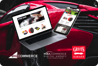 Mira Commerce Launches Griot’s Garage Replatformed site on BigCommerce